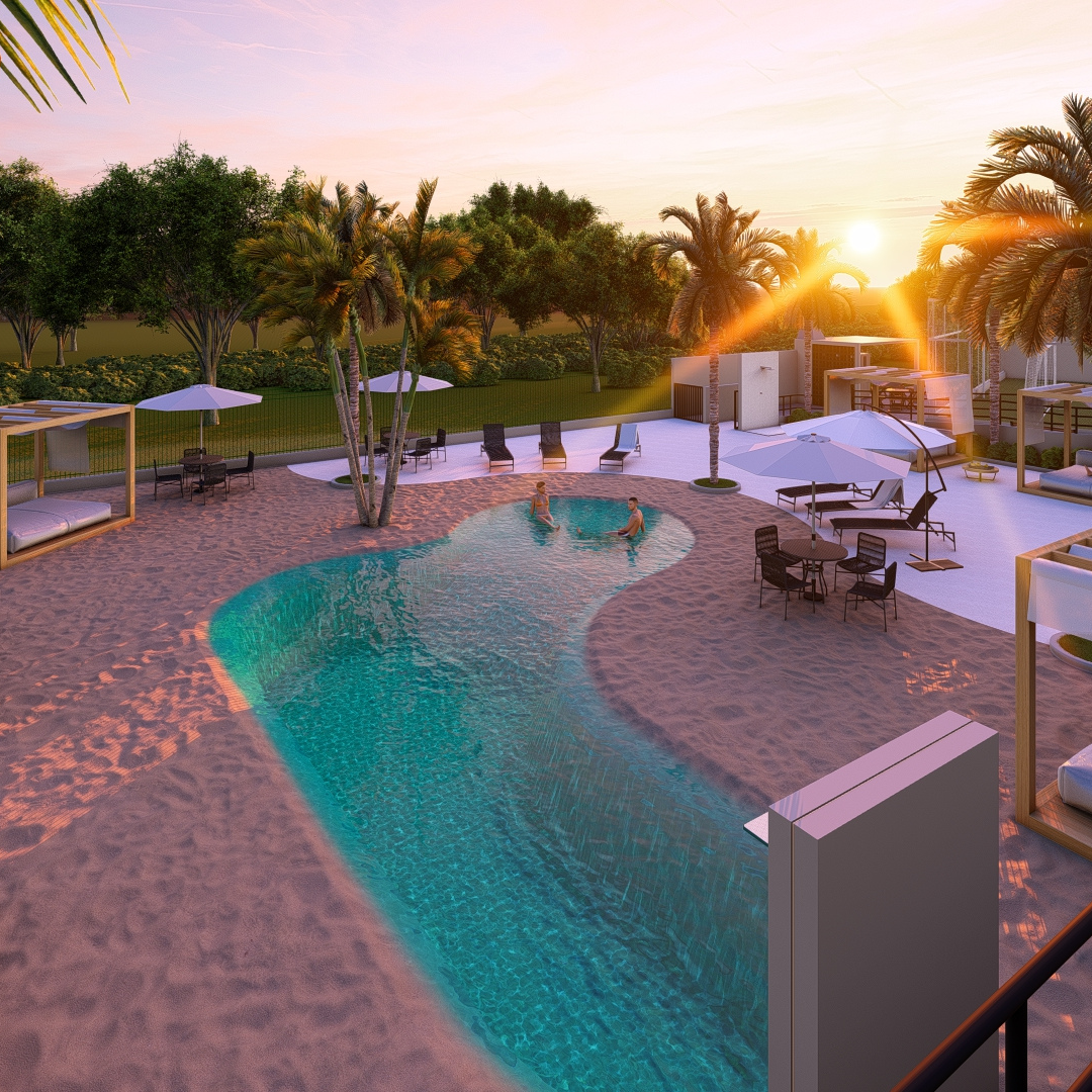 Piscina Conceito Praia Clube